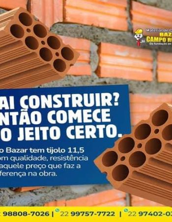 Material de Construção Bazar Campo Redondo em São Pedro da Aldeia